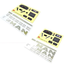 Dashboard Stickers 242 For Tamiya TGX / Radium Speed (Lesu) TGS 1/14 Tractor