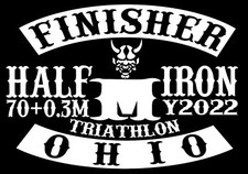 Ironman Triathlon 70.3 OHIO Finisher Decal
