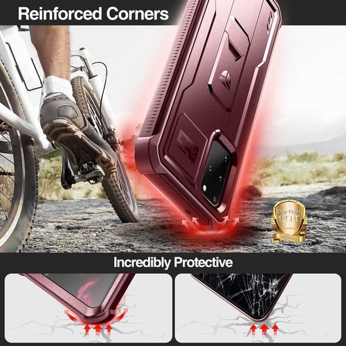 Dexnor für Samsung Galaxy S20 Plus Hülle Heavy Duty Robuste Handyhülle Kickstand - Bild 40 von 55