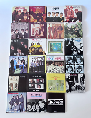 The Beatles CD Singles Collection mini CD 22 Discs Japan 1989 TODP-2121~42 Box The Beatles CD Singles Collection mini CD 22 Discs Japan 1989 TODP-2121~42 Box