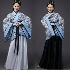 Damen Hanfu Set Ruqun Chinesisches Feen Kostüm Langarm Tanzkleid Antik