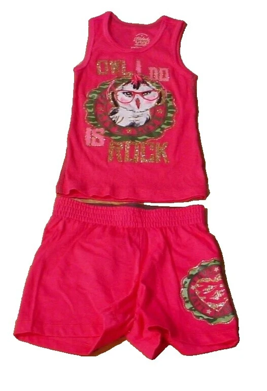 Mezcla de algodón manga corta Faded Glory trajes y conjuntos para Niñas