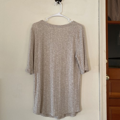 Anthropologie Akemi Kin Women's V Neck Tunic Top Blouse, Rayon Blend XL NWT - Imagen 4 de 11