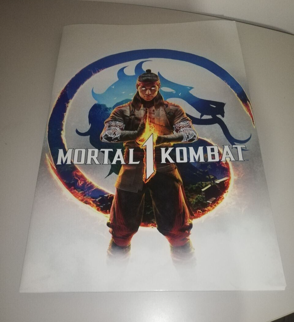 Mortal Kombat 1 store display standee promo sign Playstation Xbox