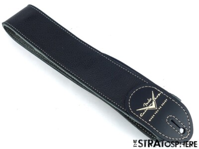 【Fender】 Custom Shop ストラップ Fender Custom Shop GUITAR STRAP, Stratocaster Strat Black