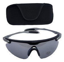 SPORTSPEX XLarge Wraparound Frame Sailing Sports Tinted Smoke Sunglasses