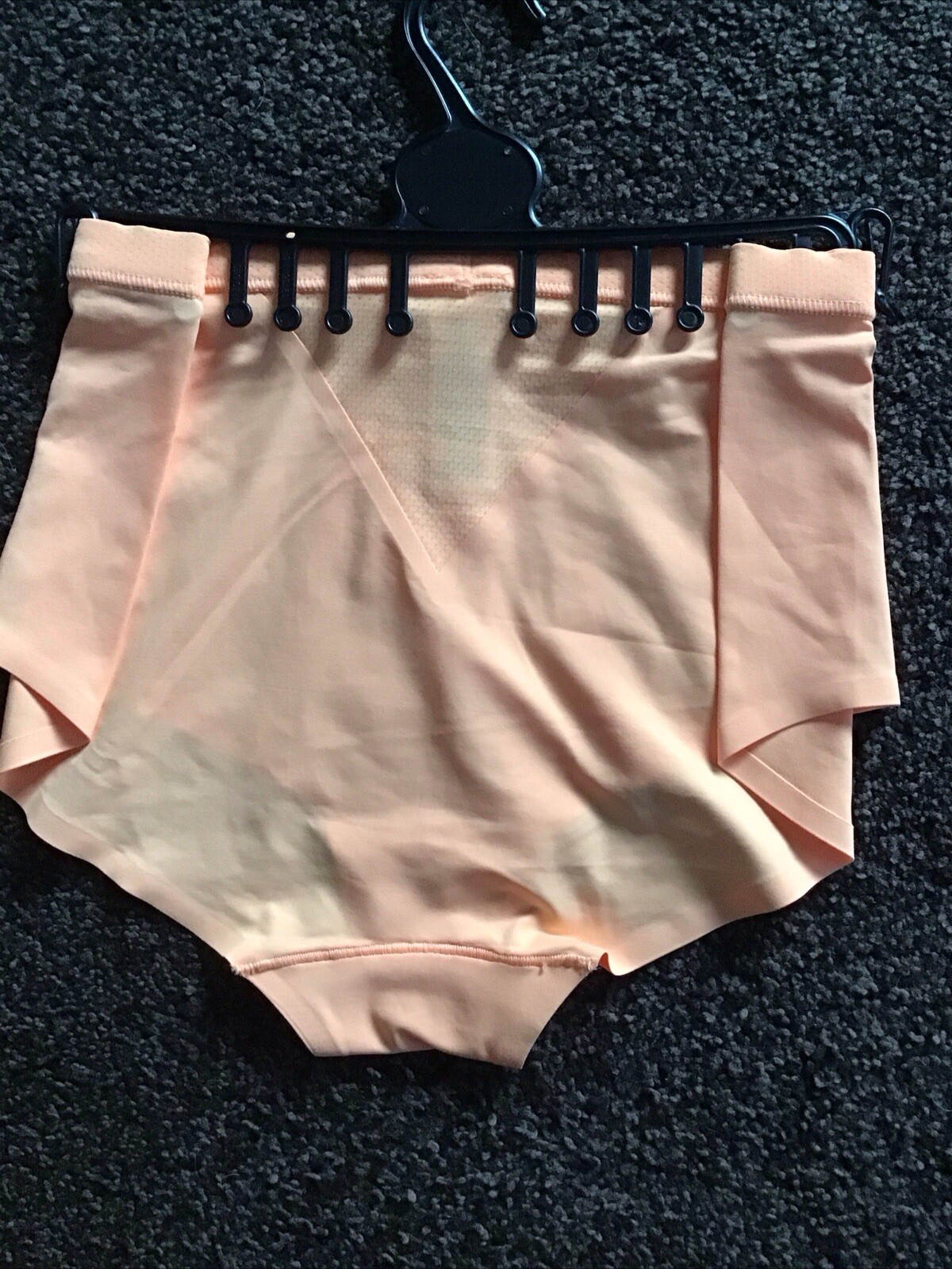 M&S Lingerie High Rise Shorts Knickers Goodmove Orange Size 10 Quick