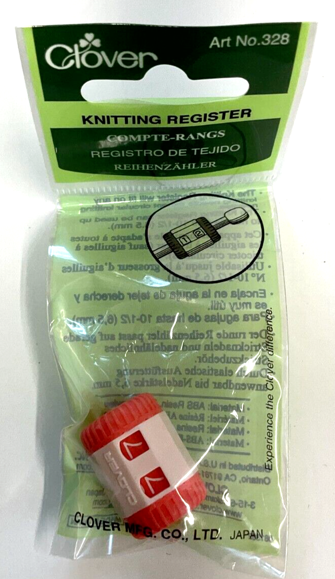 CLOVER 328 KNITTING REGISTER eBay