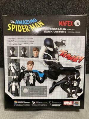 MAFEX No.147 SPIDER-MAN BLACK COSTUME COMIC Ver. Medicom Toy