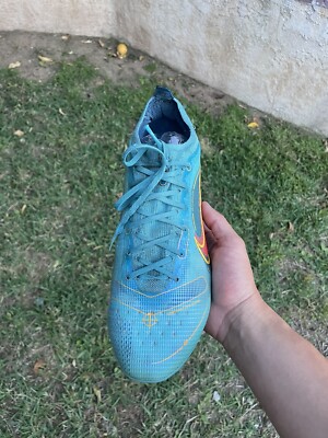 Nike Mercurial Vapor 14 Elite FG Cleats size 12.5 DJ2837-484 Blue