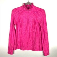 Z by Zella pink pullover womens medium 1/4 Zip Long Sleeve Athletic Yoga Workout