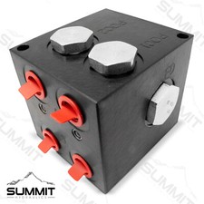 Hydraulic Dual Flow Diverter, 2 Pilot Operated Check Valve