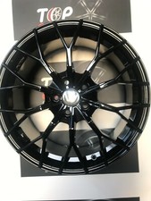 4 CERCHI IN LEGA 18" PER AUDI A4 Q2 Q3 VW TIQUAN SCIROCCO MOD POWER GLOSSY BLACK