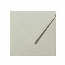Paper24Plus # 25 St. Hell Grau feuchtklebend -14 x 14 cm 140 x 140 mm