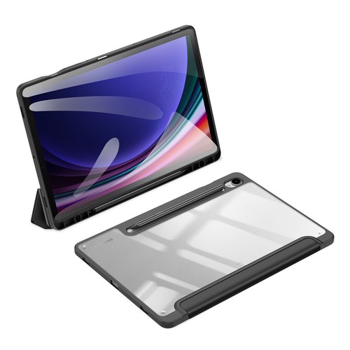 For Samsung Galaxy TAB S9 FE Plus Case Acrylic+TPU Classic Leather Smart Stay - Picture 2 of 10