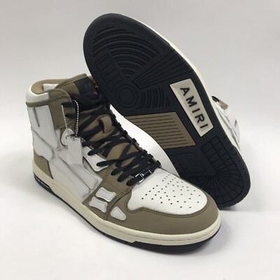 AMIRI ブーツ 43 AMIRI Skeleton high-top leather trainers SIZE 43 Colour: TAN