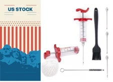 Marinade injector syringe pump - Poultry, Meat, Turkey, Beef - smoke,cook,bbq