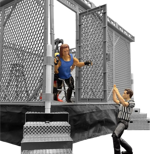 Compelling Steel Cage Playset for Wrestling Rings - Match Simulation - Picture 8 of 10
