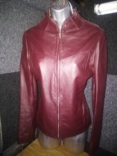 Genuine Leather Plum Jacket - Outer Edge