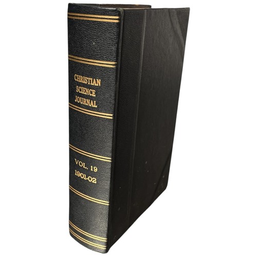 The Christian Science Journal Vol XIX 1901-02 Mary Baker Eddy Bound Book Vintage - 第 1/15 張圖片