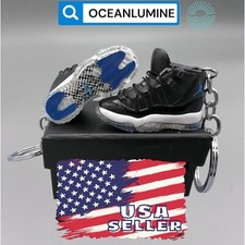 Best Quality Jordan 3D Mini Sneaker Keychain, Shoe Box, Display Box Option