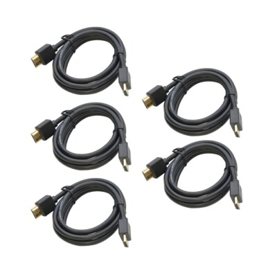 5x PremiumX 1,5m HDMI-Kabel High-Speed Kabel 24k vergoldet CEC ACE Ethernet 8K