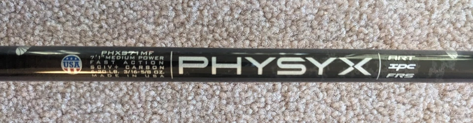 St Croix Physyx 7'1" Medium Extra Fast Spinning Rod PHXS71MF - Image 2 of 4