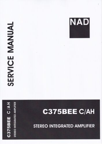 Service Manuel D'Instructions pour NAD C 375 Bee - Photo 1/1