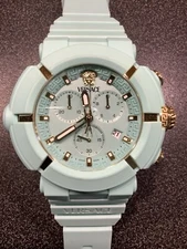 Limited Edition 2025 VERSACE V- REAL ACTIVE Mint Green Swiss Chronograph Unisex