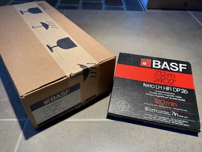 Bande magnétique professionnel BASF LH DPR 26 Métal (x2) (D'occasion) à