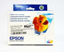 Epson Color Ink Cartridge T037020 for Stylus C42, C44 Expired 10/2010