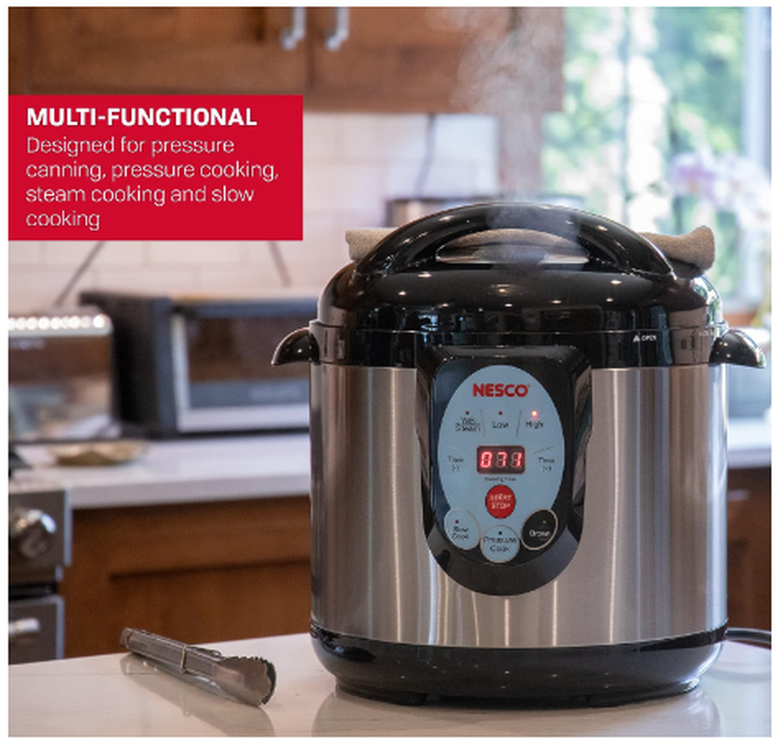 NESCO NPC9 Smart Electric Pressure Cooker and Canner, 9.5 Quart