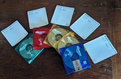 Memorex Minidisk Pack Of 5 MD 74 Minutes Open Box Never Used + Labels. 
