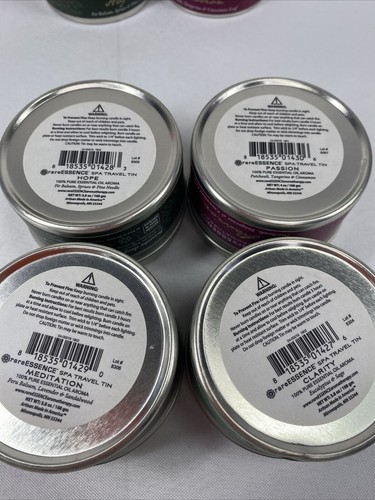(8) Rare Essence HOPE Meditation Essential Oil Spa Candle Aromatherapy 4oz Tin - Picture 4 of 5