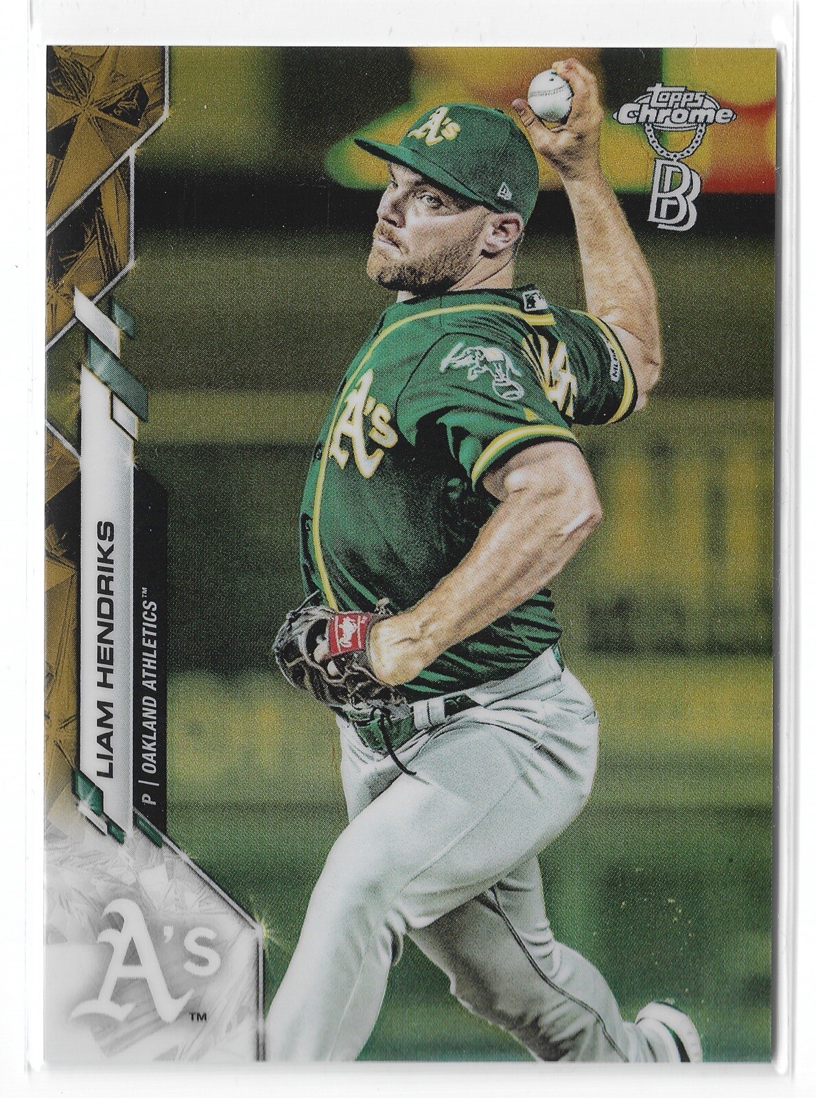 2020 Topps Chrome Ben Baller Edition Gold Refractor #/50 Liam Hendriks #2