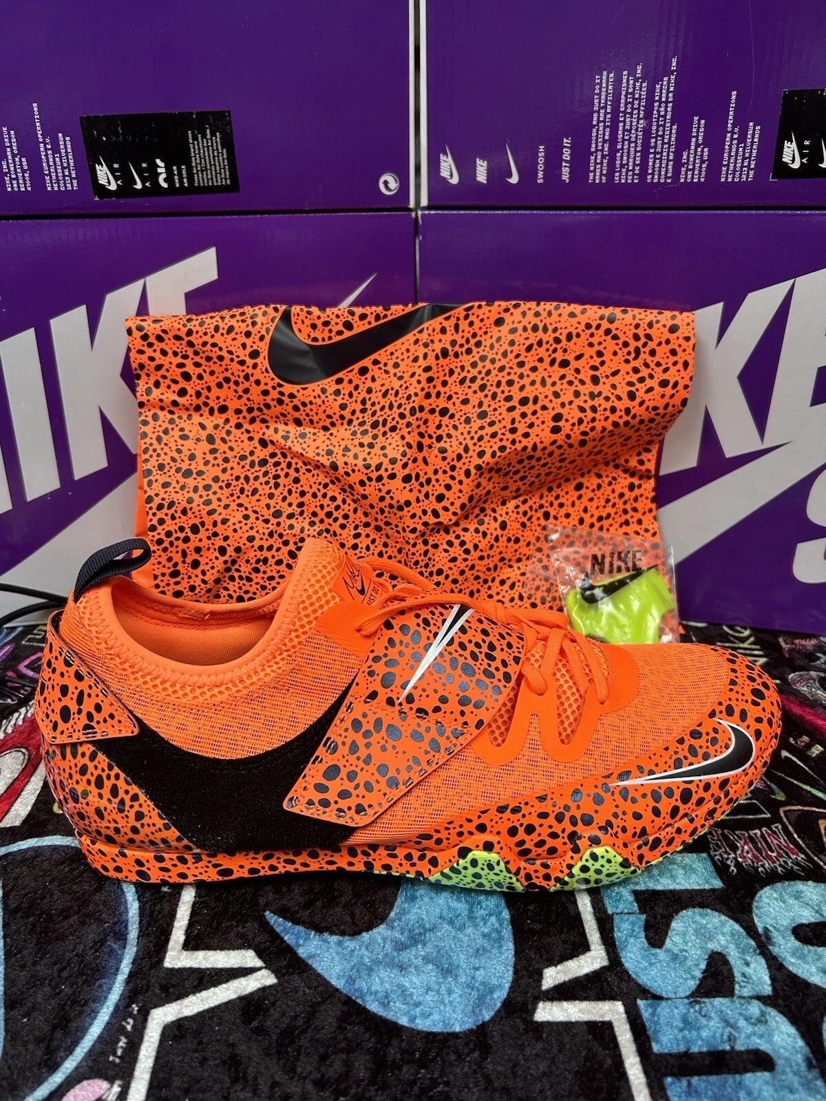 Nike hommes 12,5 poteaux voûte élite piste et terrain saut d'athlétisme pointes olympiques FZ4447 900