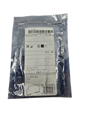 Wago 1 x 859-801 DC/DC 5-6 mm / 0.24 in 0.08 - 2.5 mm AWG 28- 14