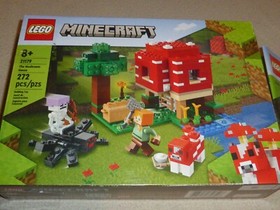 LEGO MINECRAFT 21179 THE MUSHROOM HOUSE SET 272 PCS MINI FIGS MOOSHROOM ALEX NIB