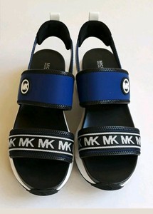 michael kors blue sandals