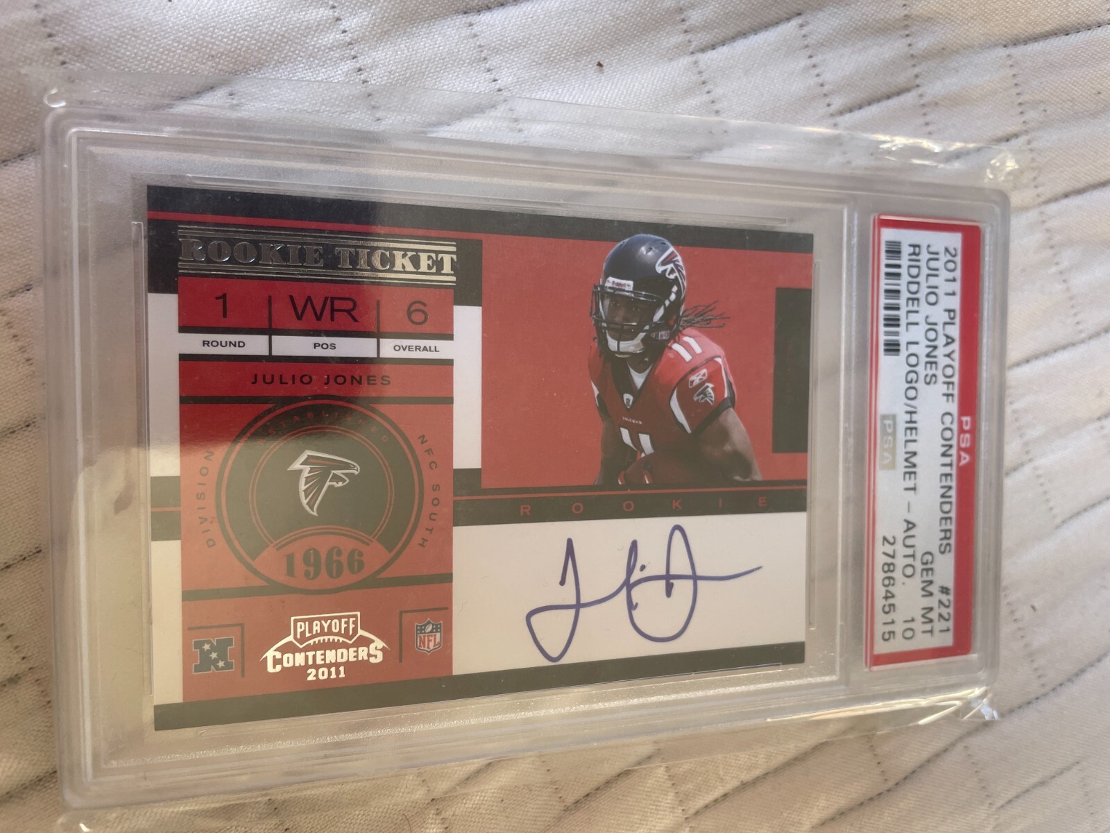 Julio Jones Playoff Contenders #221 Playoff Ticket