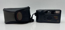 YASHICA J-MINI SUPER 35MM POINT  SHOOT COMPACT FILM CAMERA UNTESTED WITH CASE