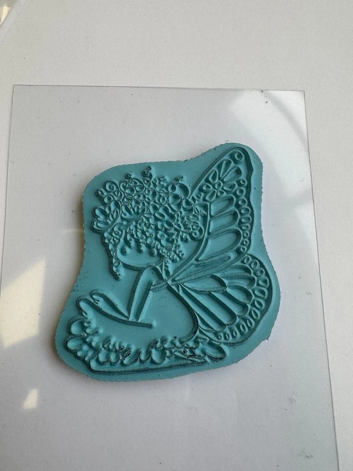 Estampación sello montado bella "Bess the butterly" Foto 2 de 2