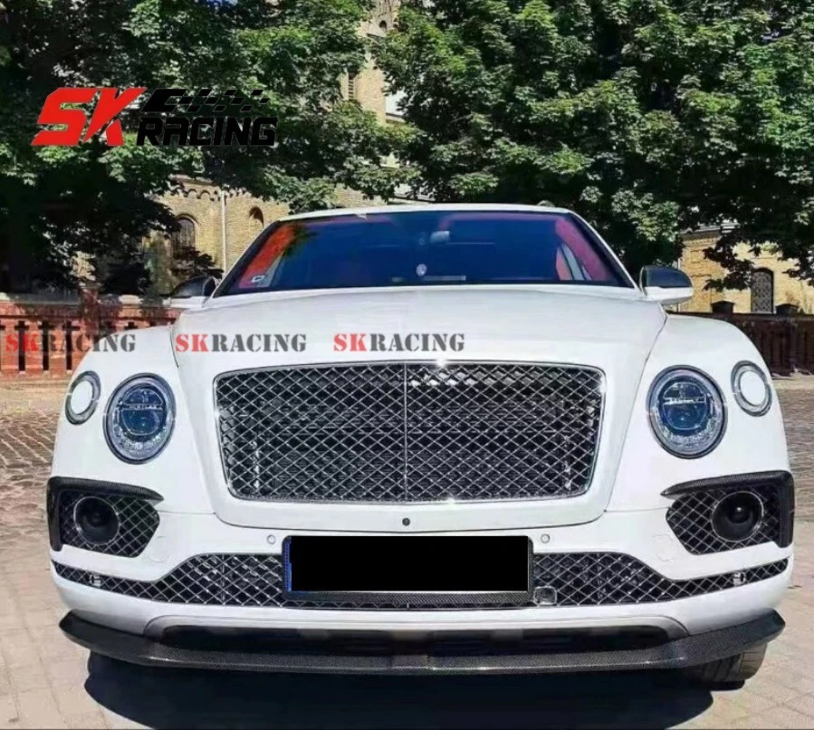 Kits de carrocería de alerón de maletero de parachoques delantero trasero para Bentley Bentayga W12 2017-2020 Foto 4 de 4