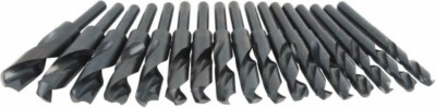 Value Collection 17/32 to 1-1/32'', 118� Point, Oxide Finish, HSS Reduced Shan...