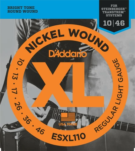 D'Addario ESXL110 Double Ball Electric Guitar Strings Light 10-46 Nickel Wound 
