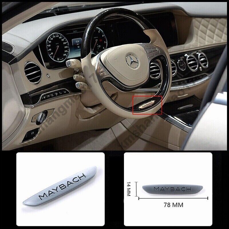 2014-2017 Maybach Steering Wheel Emblem Badge for Mercedes S400 S600 W222 G Class
