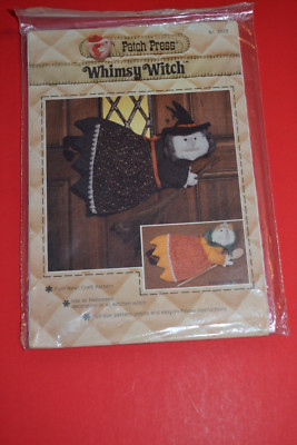 Patch Press #352B sewing pattern, Whimsy Witch kitchen witch craft