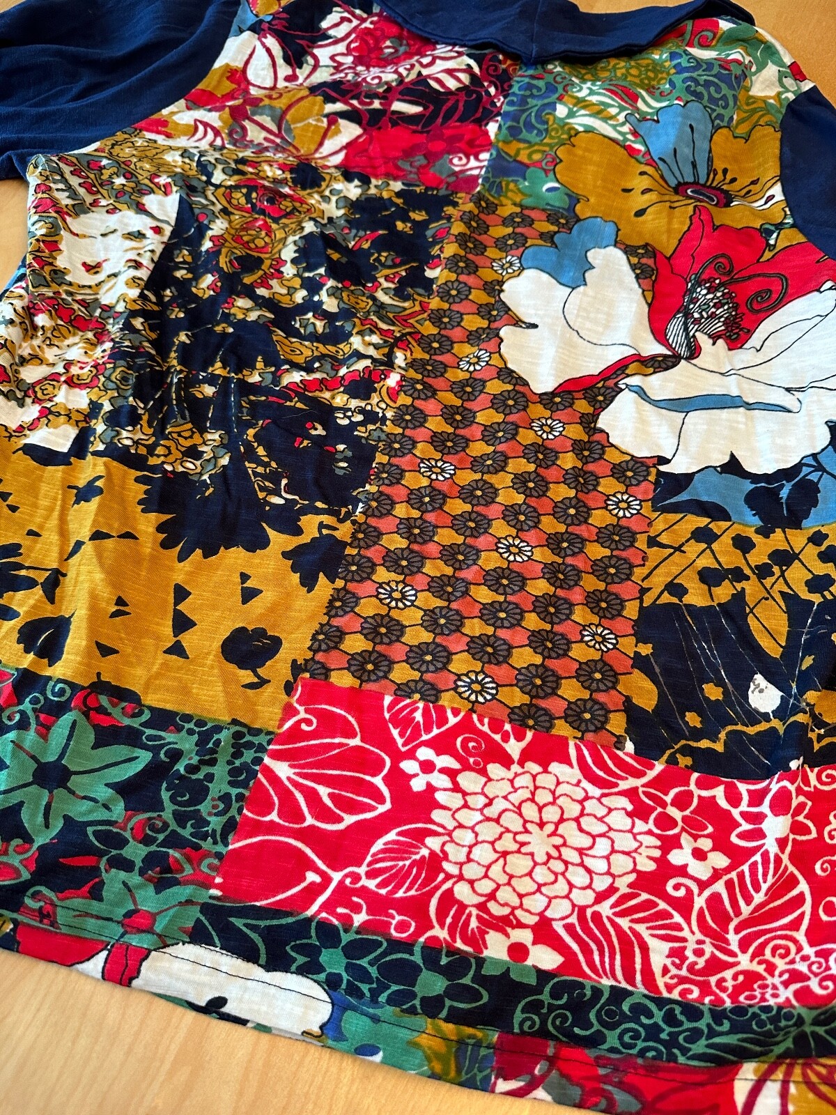 ORIENTIQUE NATURALLY AUSTRALIAN PATCHWORK TUNIC L… - image 9