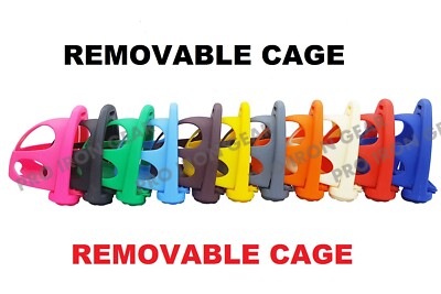 4.75  PLASTIC POLYMER COMPOSITE HORSE ENDURANCE STIRRUPS REMOVABLE CAGE 12 COLOR
