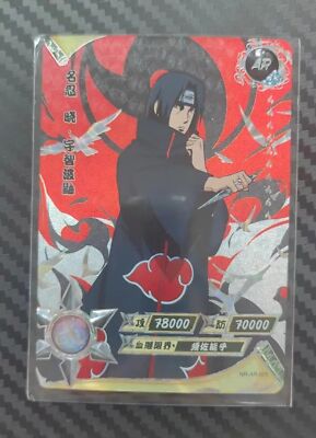 Itachi Uchiha NR-AR-005 silver Naruto Kayou Card TCG Mint Ultra